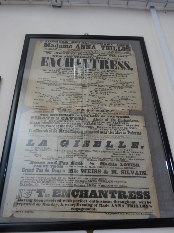 A nineteenth-century bill for Giselle, or "La Giselle". You can see how ballet was appended to other performances rather than presented as stand-alone pieces.